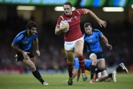Allen hat-trick helps Wales past game Uruguay