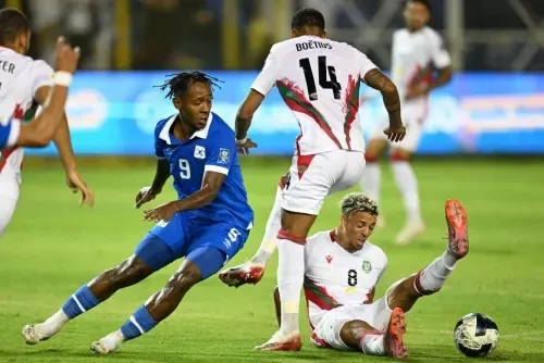 Suriname stun El Salvador