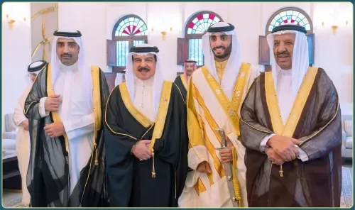 جلالة الملك المعظم يشرف حفل زفاف الشيخ خليفة بن محمد