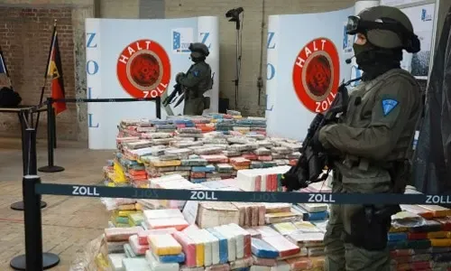 ألمانيا تضبط كمية قياسية من الكوكايين تبلغ 3.8 طن