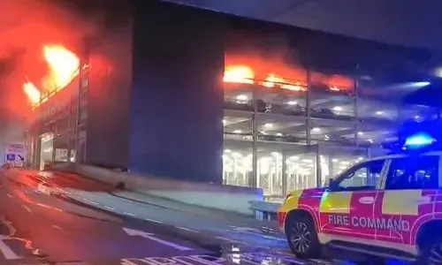 London's Luton Airport suspends flights due to 'significant fire'
