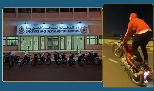 الإدارة العامة للمرور تضبط عدداً من سائقي الدراجات النارية لقيادتهم بتهور وبشكل غير قانوني