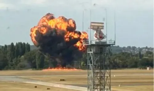Small Airplane Crashes at London Regional Airport