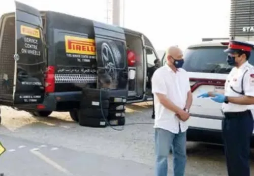 سائقون يحصلون على إطارات مجانية ضمن حملة "صيف بلا حوادث"