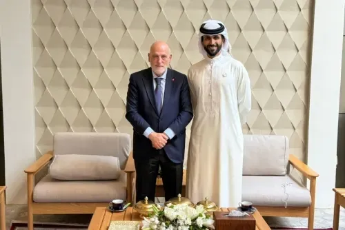 HH Shaikh Nasser receives President of La Liga