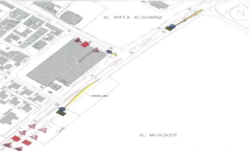 Lane closure for the weekend announced