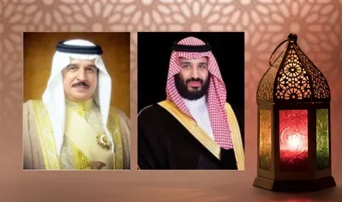 جلالة الملك المعظم وولي العهد السعودي يتبادلان التهاني بمناسبة عيد الفطر المبارك