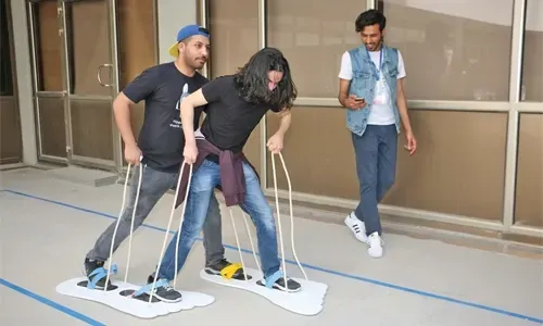 جامعة الخليج العربي تحتفل باليوم الرياضي