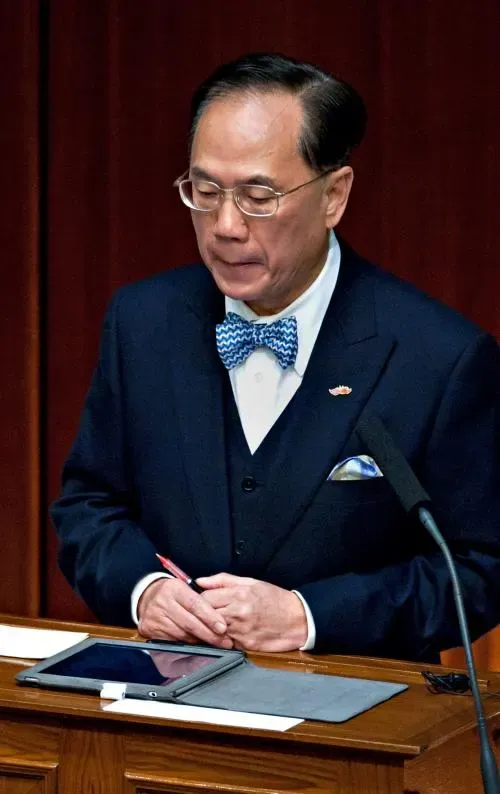 Former Hong Kong leader appears in court over corruption