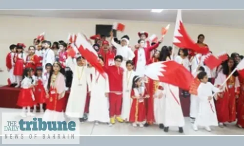 مدرسة نيو ميلينيوم (NMS-DPS) تحتفل بالعيد الوطني لمملكة البحرين