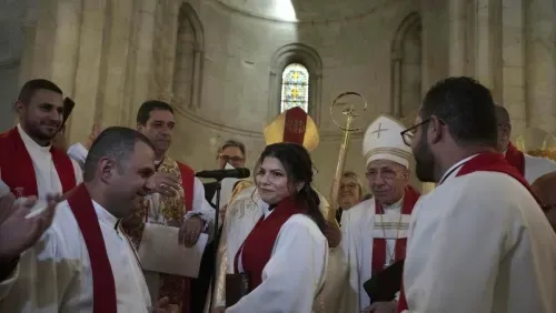 اللوثريون يرسمون أول قسيسة فلسطينية في الأراضي المقدسة