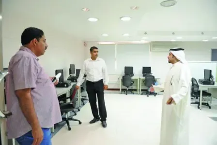 أعمال تجديد المرافق في بوليتكنك البحرين تسير على قدم وساق