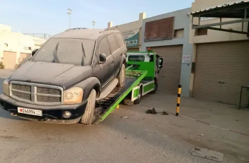 إزالة مركبات مهجورة وتوجيه تحذيرات