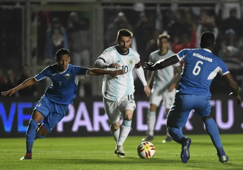 Messi scores twice as Argentina routs Nicaragua