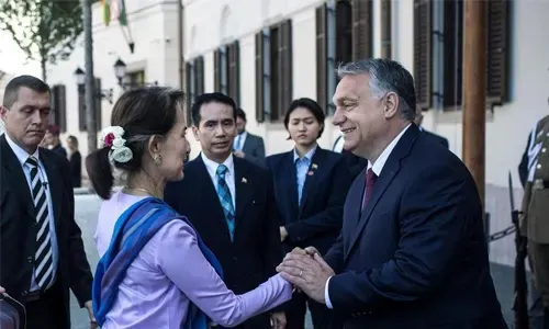 Aung San Suu Kyi’s unholy alliance with Viktor Orban, a new low