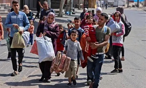52 ألف نازح جراء الصراع الفلسطيني الإسرائيلي