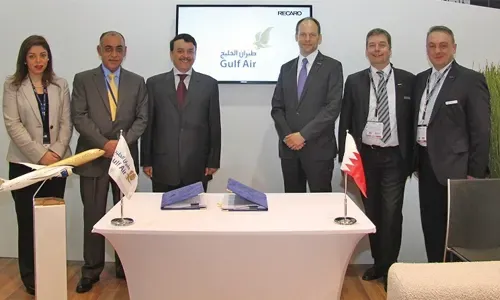 طيران الخليج توقع اتفاقية لتوريد مقاعد الطائرات مع شركة ريكارو