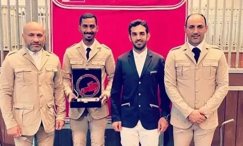 صابر سلمان يحرز المركز الثاني في بطولة أبوظبي الدولية لقفز الحواجز