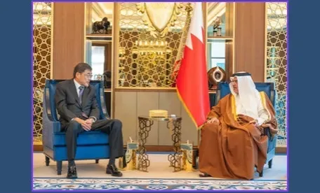سمو ولي العهد رئيس مجلس الوزراء يشيد بتنامي العلاقات البحرينية اليابانية