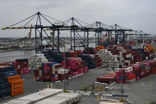 Trump’s tariffs bite at quiet US ports