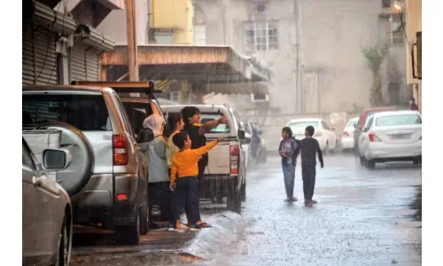 Bahrain embraces a rainy start to 2022!