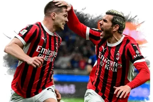 Jovic shoots AC Milan into Italian Cup final with derby double