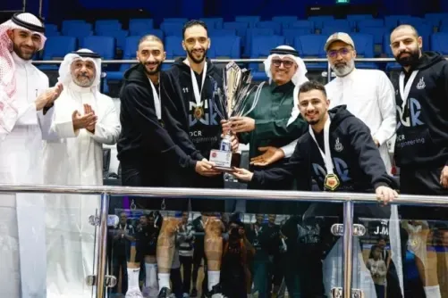 الاتحاد يتوج بطلاً لدوري الدرجة الثانية لكرة السلة
