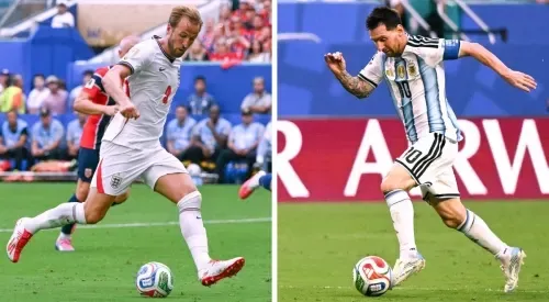 ميسي يواجه إنجلترا للمرة الأولى في مسيرته مع رهان التأهل لنهائي كأس العالم