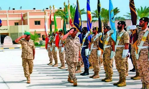 تكريم قوة الواجب التابعة لقوة دفاع البحرين