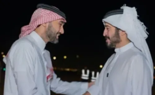 HH Shaikh Khalid arrives in Riyadh for Islamic Games