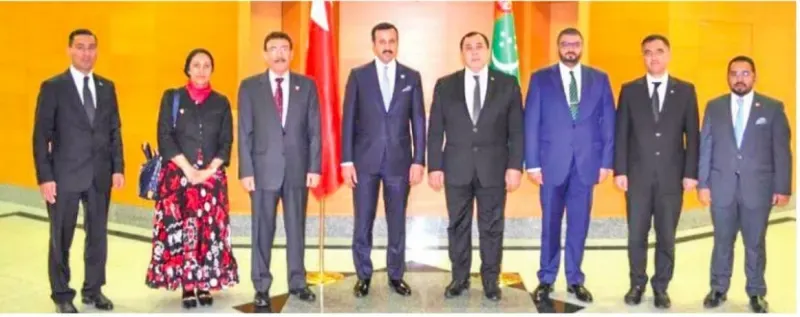 التركيز على العلاقات البحرينية التركمانية