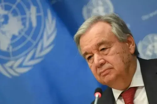 UN Secretary General Guterres Calls on Iran to Stop Attacks