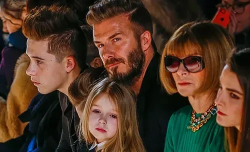 Beckhams unite for Valentine's Day NY fashion show