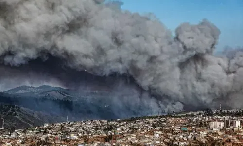 تشيلي تعلن حالة الطوارئ في مدينة بسبب حرائق الغابات