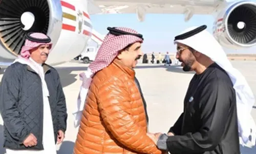 جلالة الملك يصل إلى أبوظبي