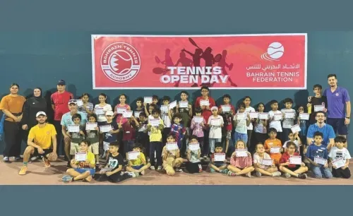 Future Tennis Stars Inspired at Bahrain Tennis Academy Open Day