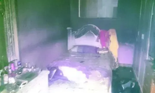 أب من ذوي الإعاقة ينقذ عائلته من حريق منزلهم