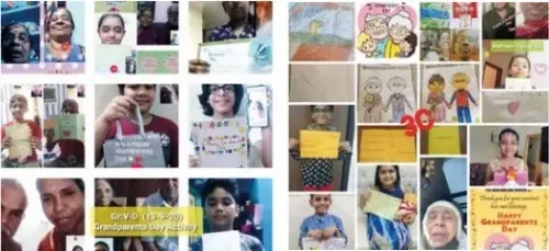NHS students celebrate Grandparents Day virtually