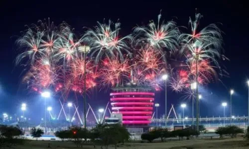 حلبة البحرين الدولية تستعد لعرض الألعاب النارية يوم الجمعة