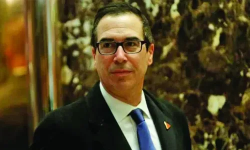US Treasury Secretary was sent gift-wrapped box of horse manure
