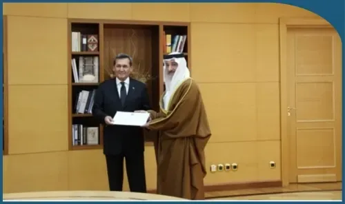 البحرين وتركمانستان تعززان العلاقات الأخوية من خلال التبادل الدبلوماسي