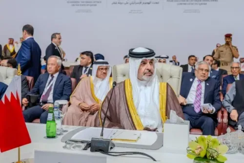 سمو الشيخ عبد الله بن حمد يمثل جلالة الملك في القمة العربية الإسلامية الطارئة