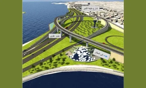 مشروع طريق مطار البحرين الدولي يدخل مرحلته الثالثة
