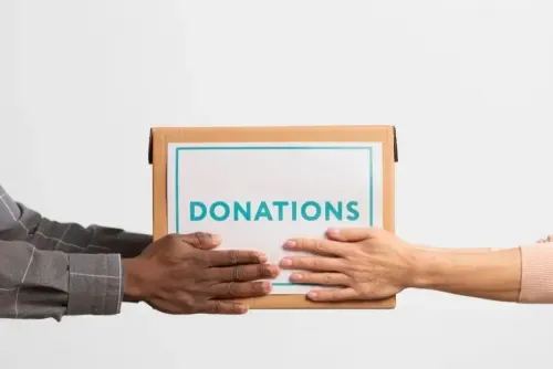 Donation platforms launched at airport