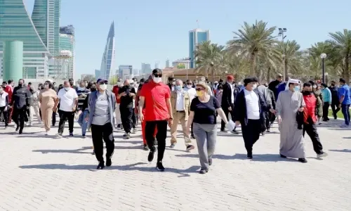 وزارة الخارجية تحتفل باليوم الرياضي لمملكة البحرين