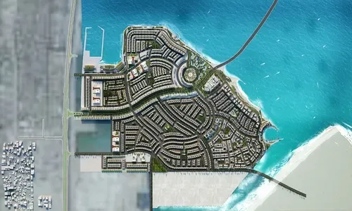 East Hidd reclamation, roads for Riffa