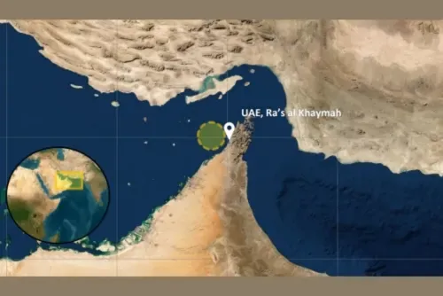 Cargo Ship Hit by Projectile in Strait of Hormuz, Fire Breaks Out