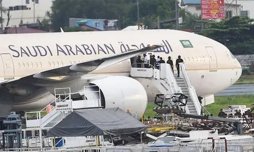 الخطوط الجوية السعودية تطلب إذن قطر لنقل الحجاج