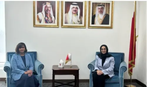 وزيرة الصحة تستقبل رئيسة بعثة المنظمة الدولية للهجرة لدى مملكة البحرين