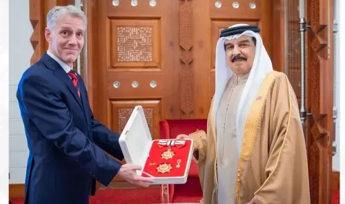 HM King awards UK Ambassador Order of Bahrain